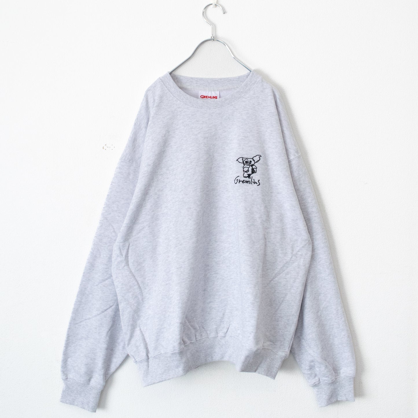 グレムリン GREMLINS 刺繍デザイン トレーナー Light Gray