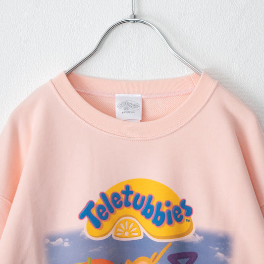 Teletubbies Print Sweatshirt Pink Favorite TB1190