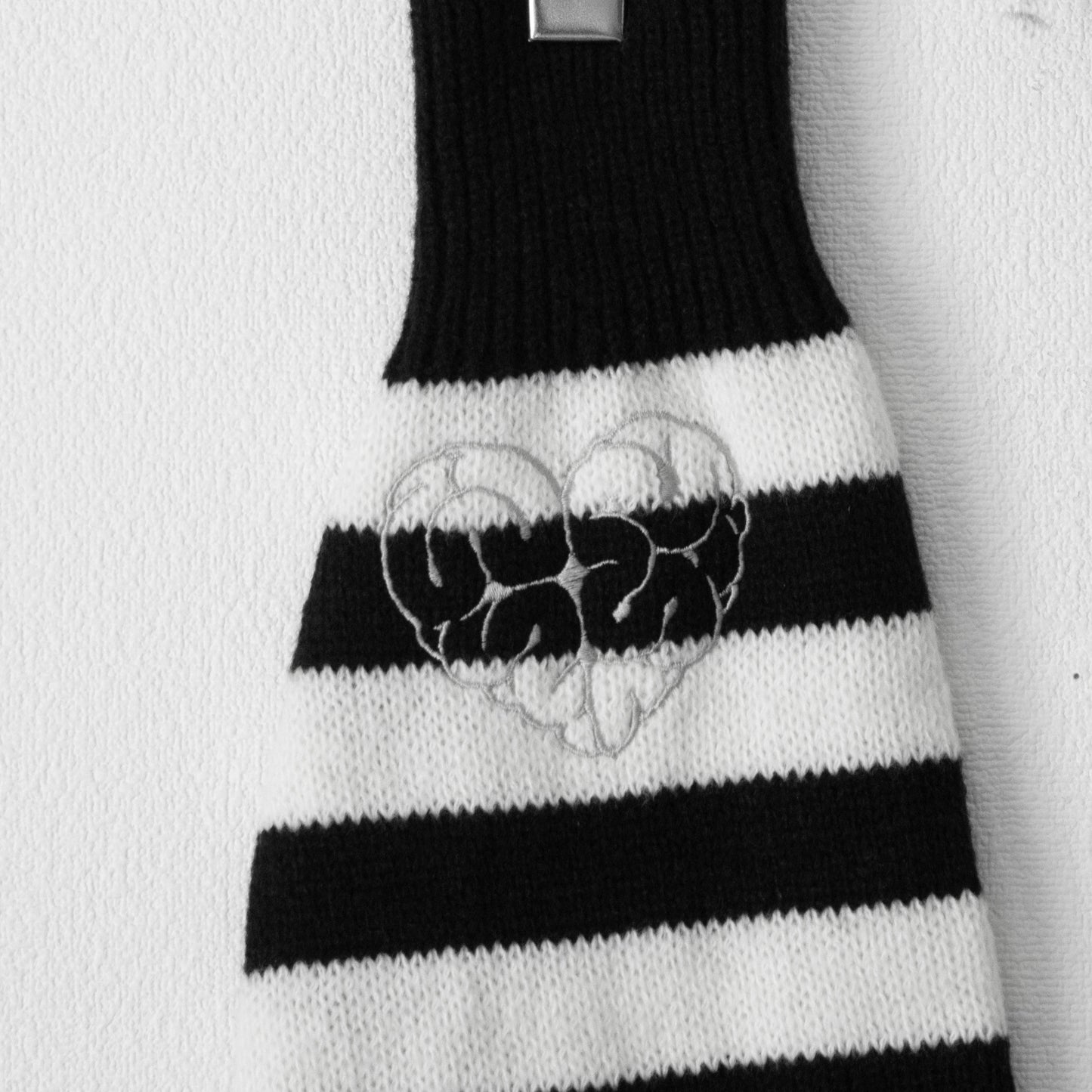 ACDC RAG ICHGO CHA~N 脳みそハート レッグウォーマー BLACK WHITE