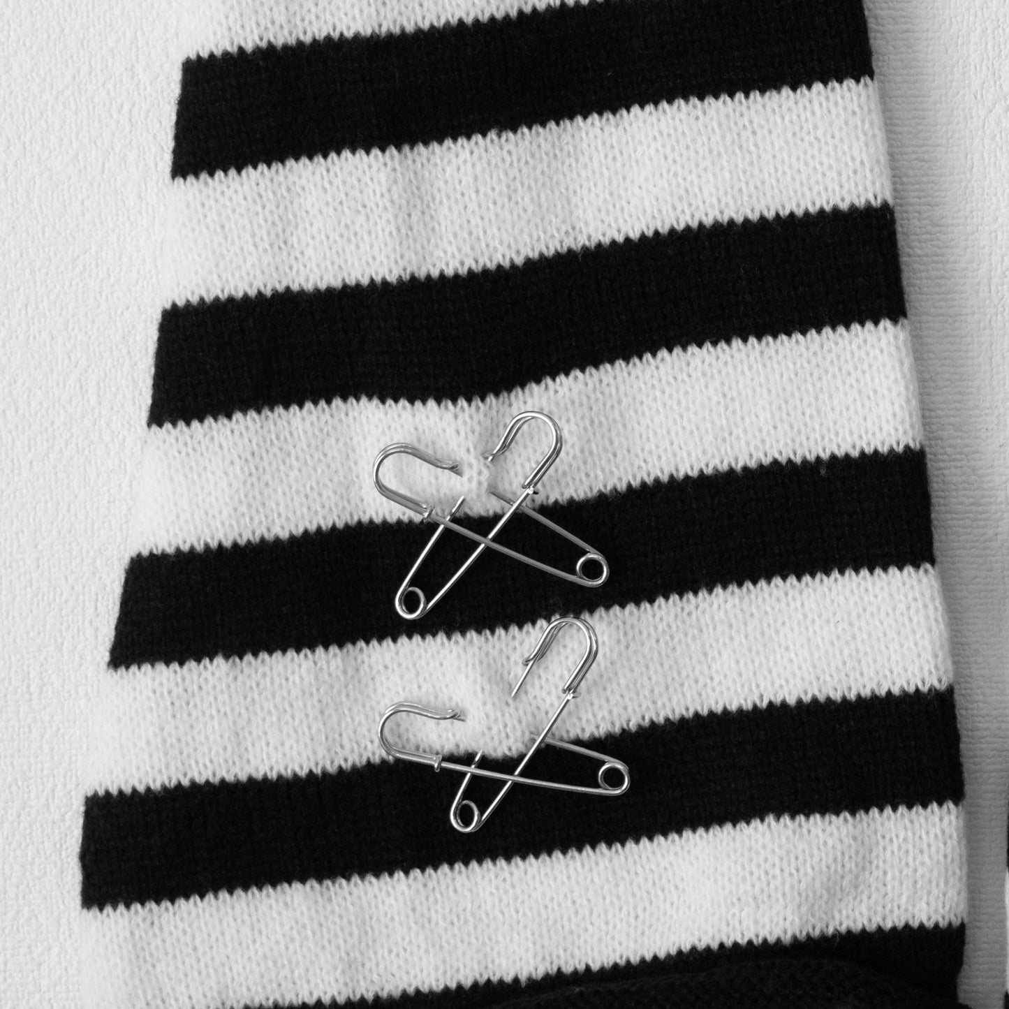 ACDC RAG ICHGO CHA~N 脳みそハート レッグウォーマー BLACK WHITE