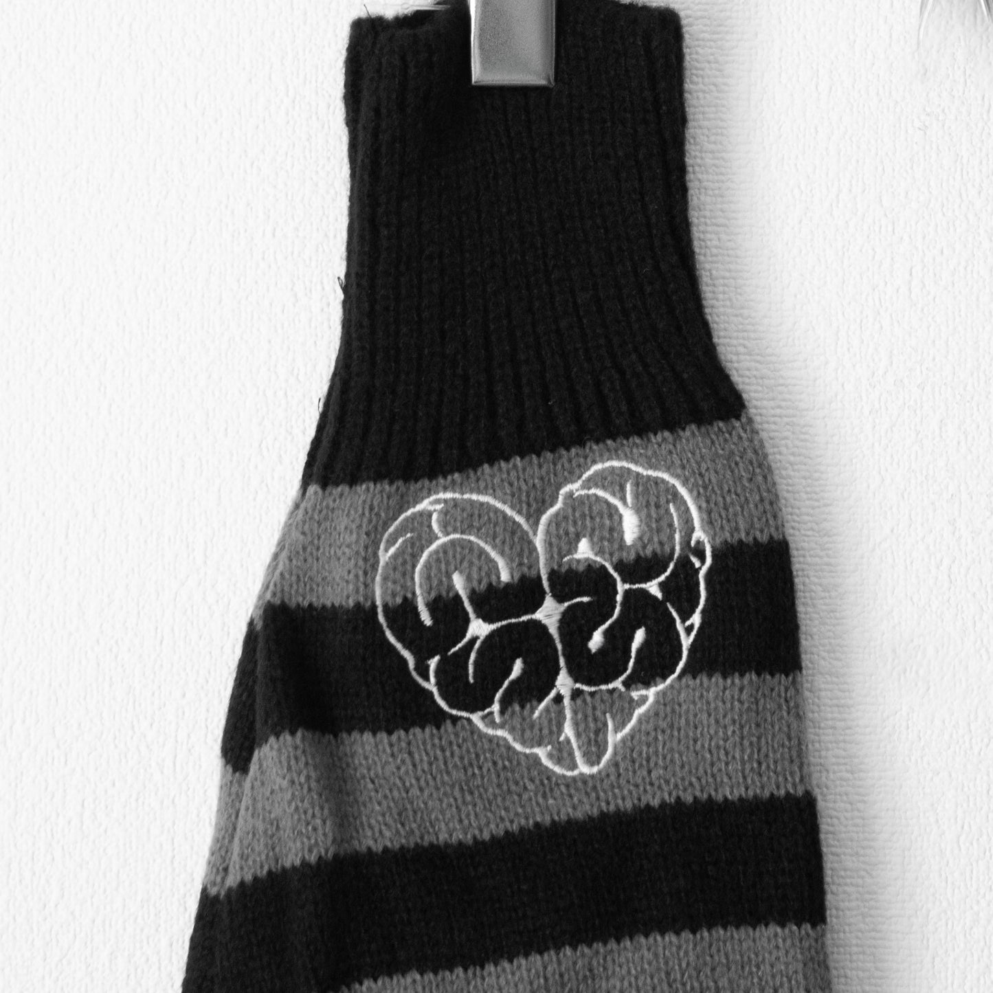 ACDC RAG ICHGO CHA~N 脳みそハート レッグウォーマー BLACK GRAY