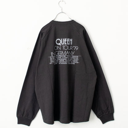 QUEEN フォトプリント ラグラン ロンT CHARCOAL