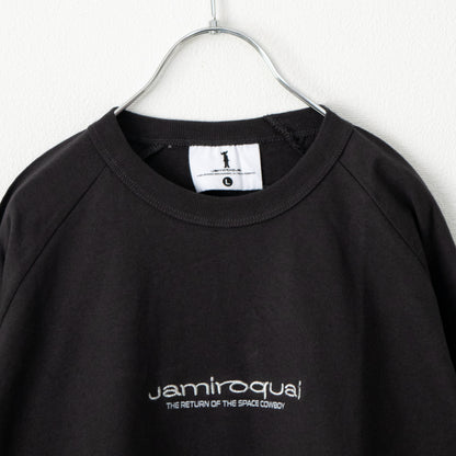 Jamiroquai Raglan Long T-Shirt in Charcoal