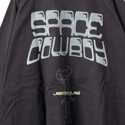 Jamiroquai Raglan Long T-Shirt in Charcoal