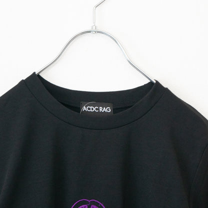 ACDC RAG  chaaaos カオス チビTシャツ BLACK/PURPLE