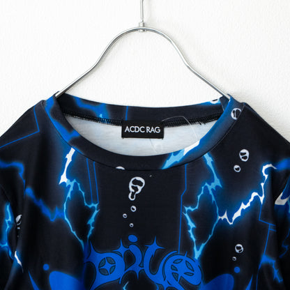 ACDC RAG Mendako Cyber ​​Chibi T-shirt BLUE BLACK