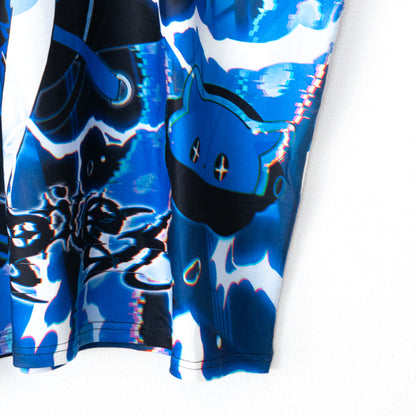 ACDC RAG メンダコサイバー BIG Tシャツ BLUE