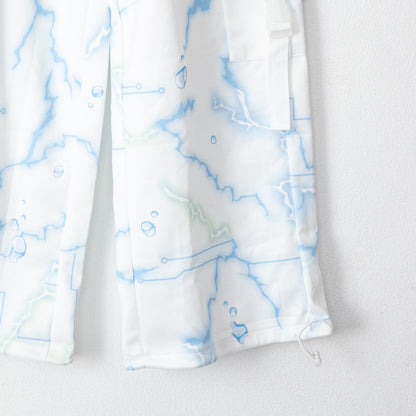 ACDC RAG クラゲサイバー ジッパーセパレート ロングパンツ BLUE WHITE