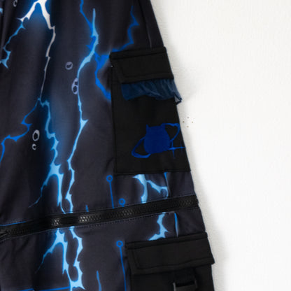 ACDC RAG メンダコサイバー ジッパーセパレート ロングパンツ BLUE BLACK