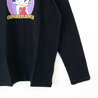 BETTY BOOP ベティちゃん ロンT BLACK