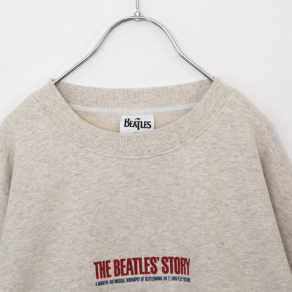 THE BEATLES Union Jack Sweatshirt WHITE