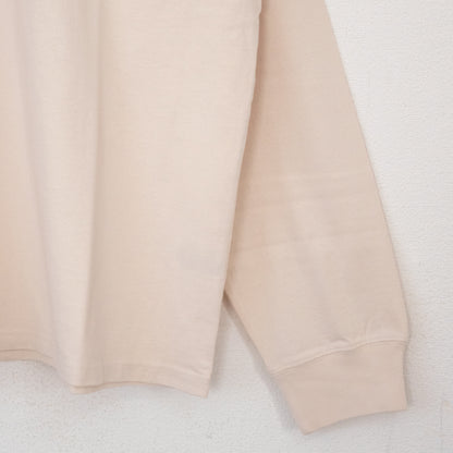 THE BEATLES Pigment Logo Long T-Shirt in WHITE