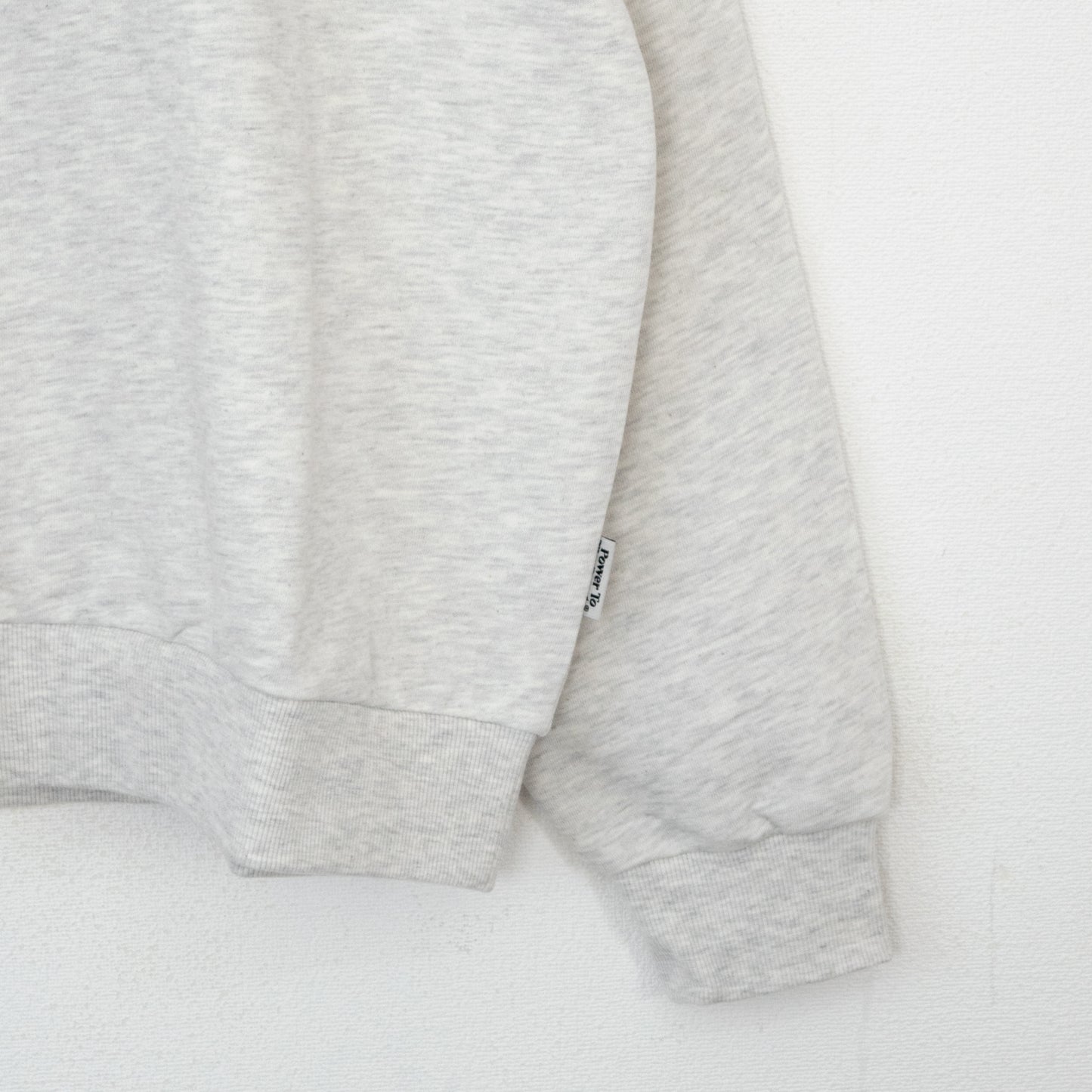 TIGER タイガー刺繍 スウェットトップ KINARI WHITE