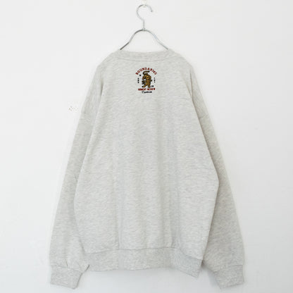 TIGER タイガー刺繍 スウェットトップ KINARI WHITE