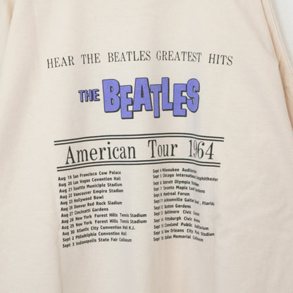 THE BEATLES ビートルズ サークルフォト ロンT WHITE