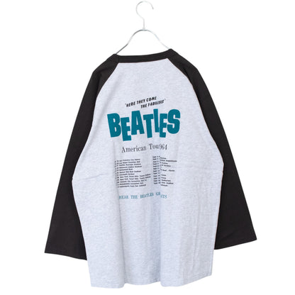 THE BEATLES ビートルズ フォト ラグラン ロンT B