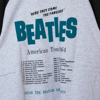 THE BEATLES ビートルズ フォト ラグラン ロンT B