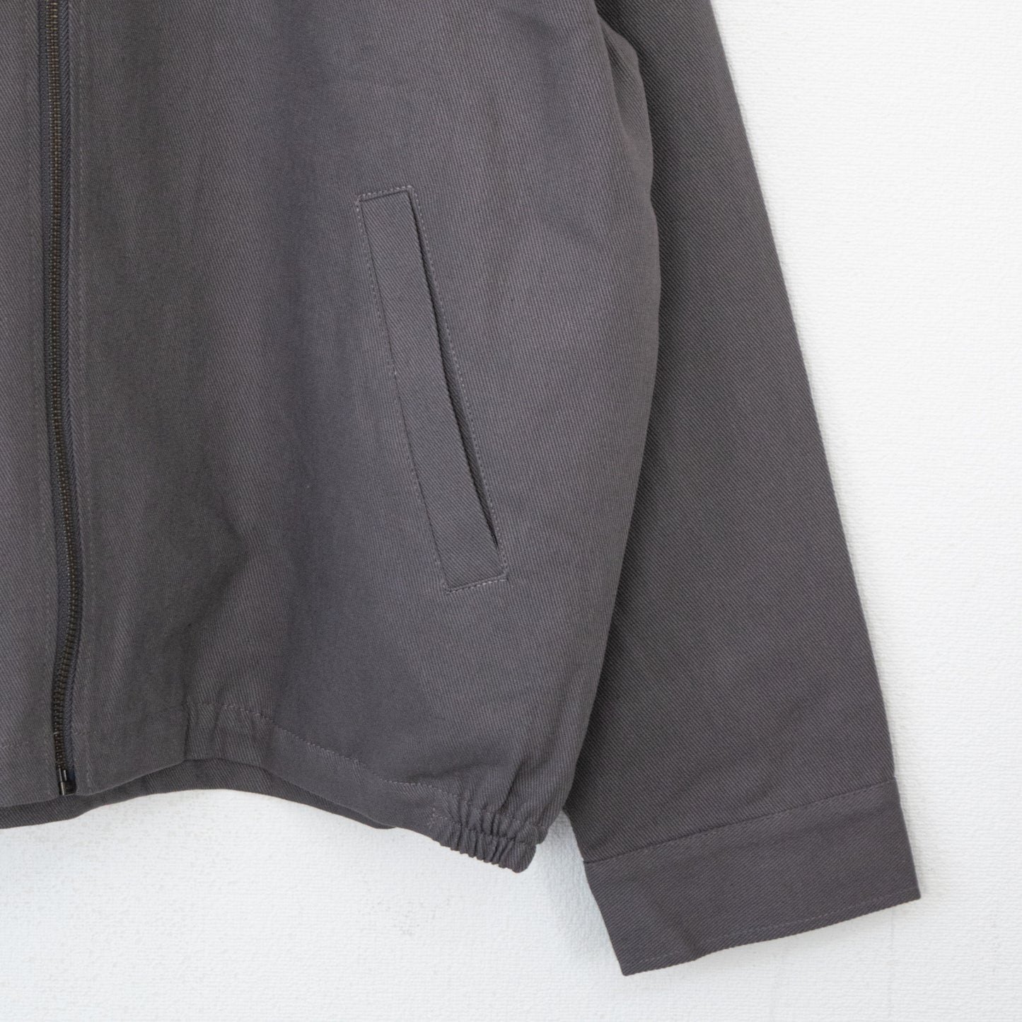 DRAGON 龍 刺繍 ジップアップ ブルゾン ジャケット GRAY