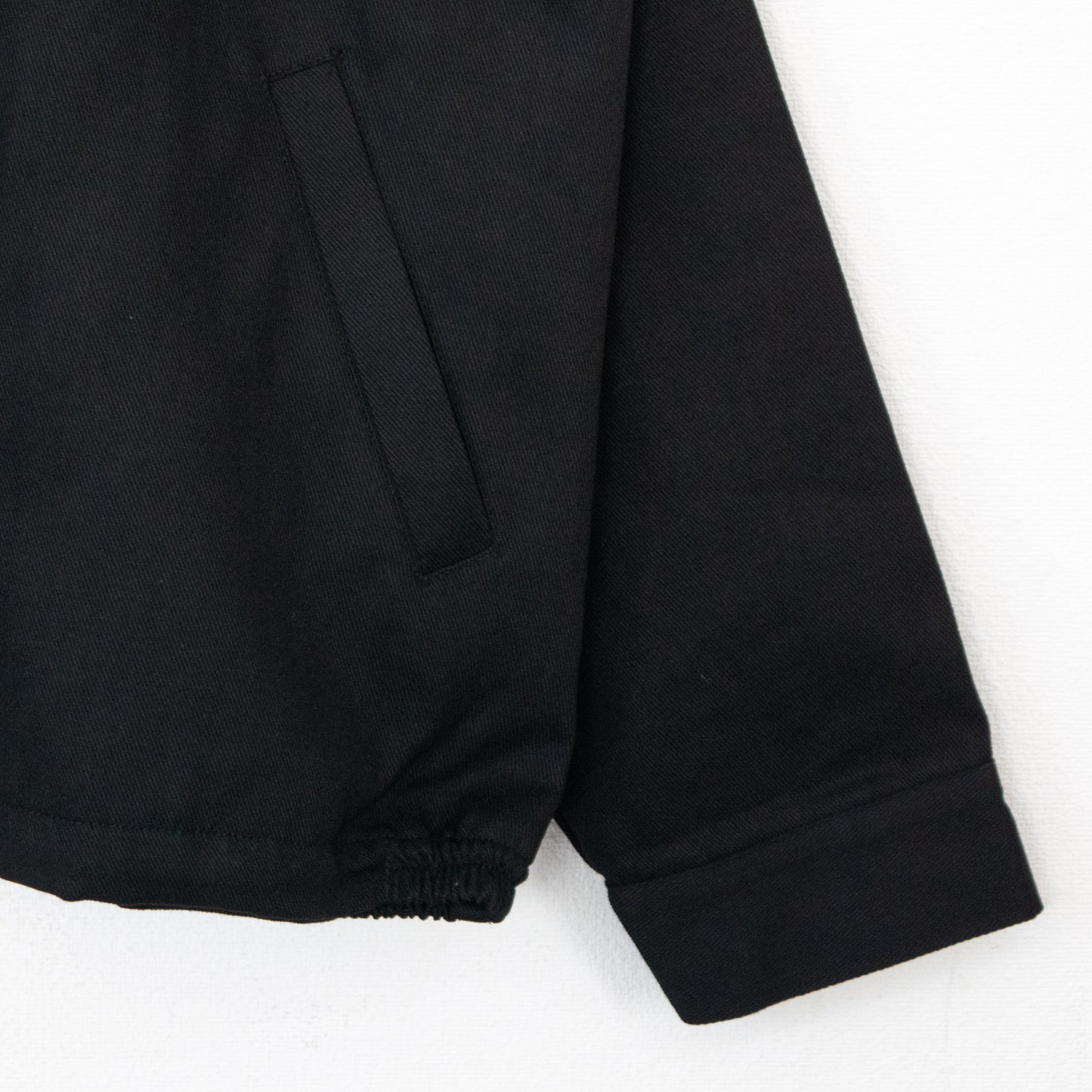 DRAGON 龍 刺繍 ジップアップ ブルゾン ジャケット BLACK