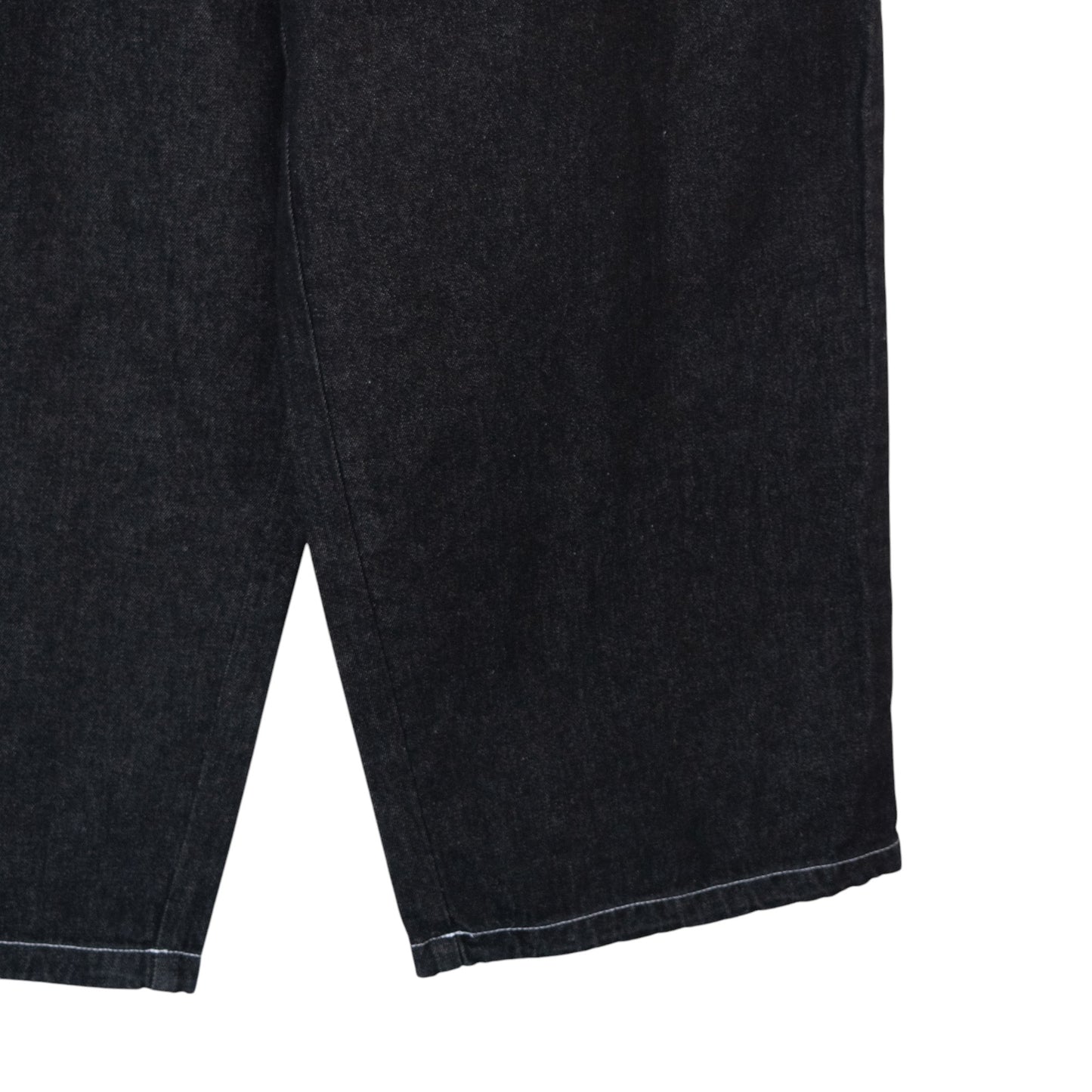 VISION STREET WEAR SKATER PANTS Wide Denim Pants BLACK