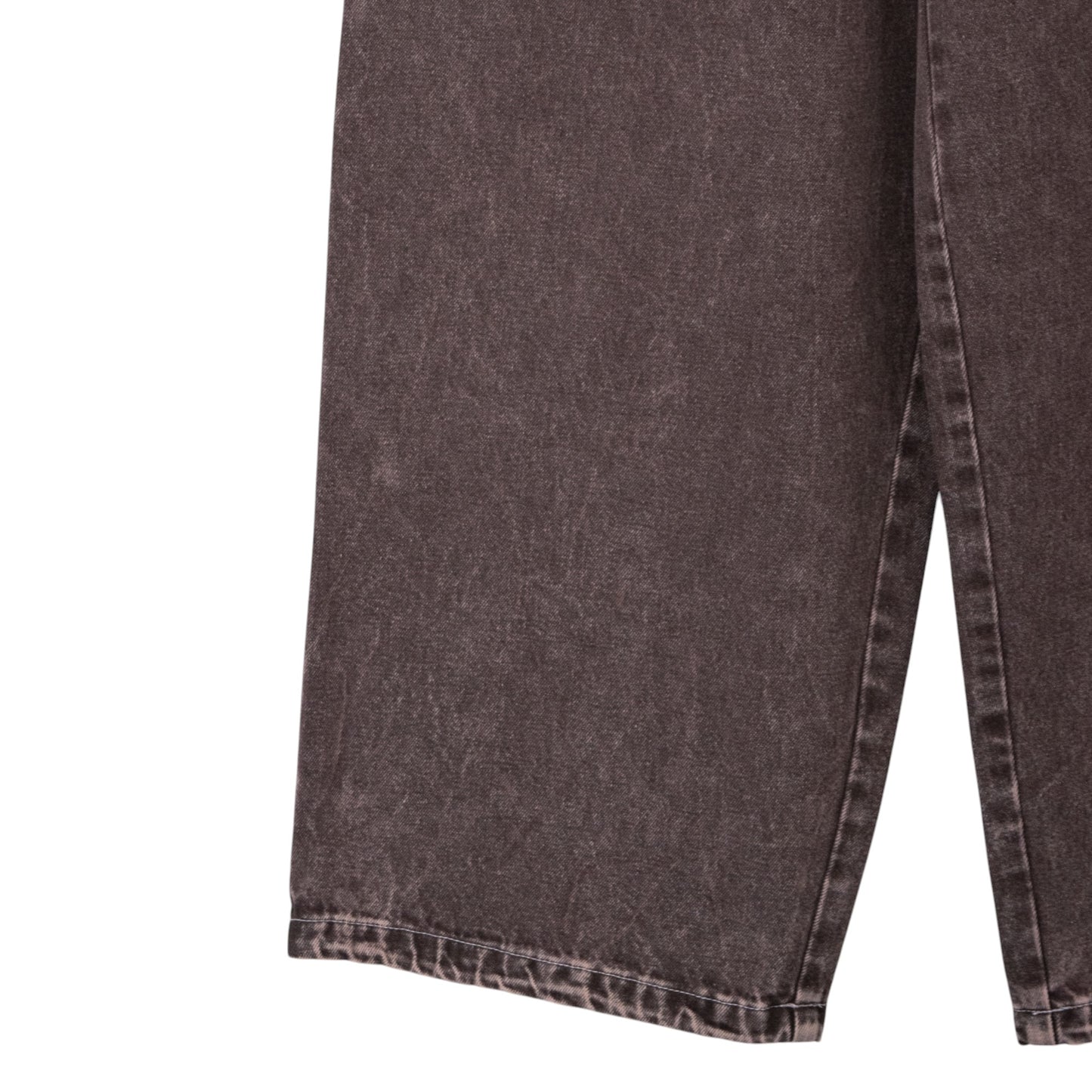 VISION STREET WEAR SKATER PANTS Wide Denim Pants BROWN