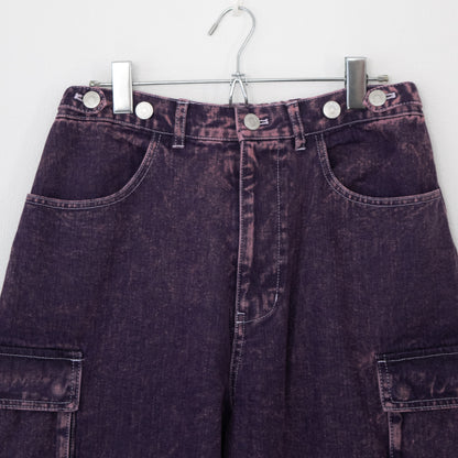 VISION STREET WEAR SKATER PANTS ワイドデニムパンツ PURPLE