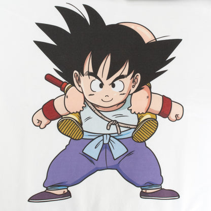 Dragon Ball Sweatshirt "Piggyback" TE1396 WHITE