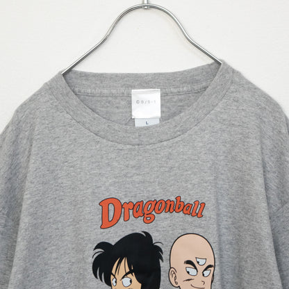Dragon Ball T-shirt Yamcha &amp; Tien Shinhan TE1221 GRAY