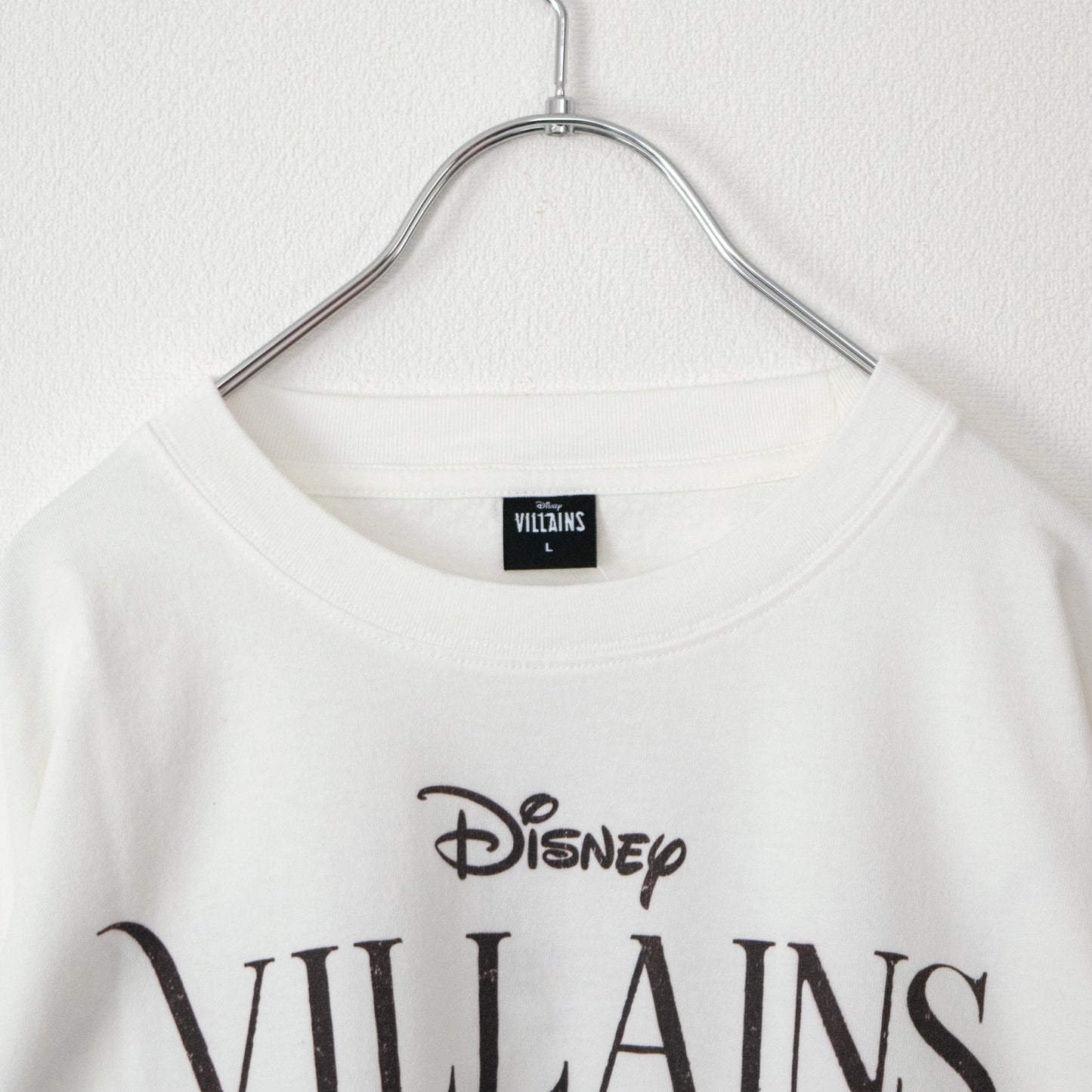 Disney Villains Tour Design Long T-Shirt in White