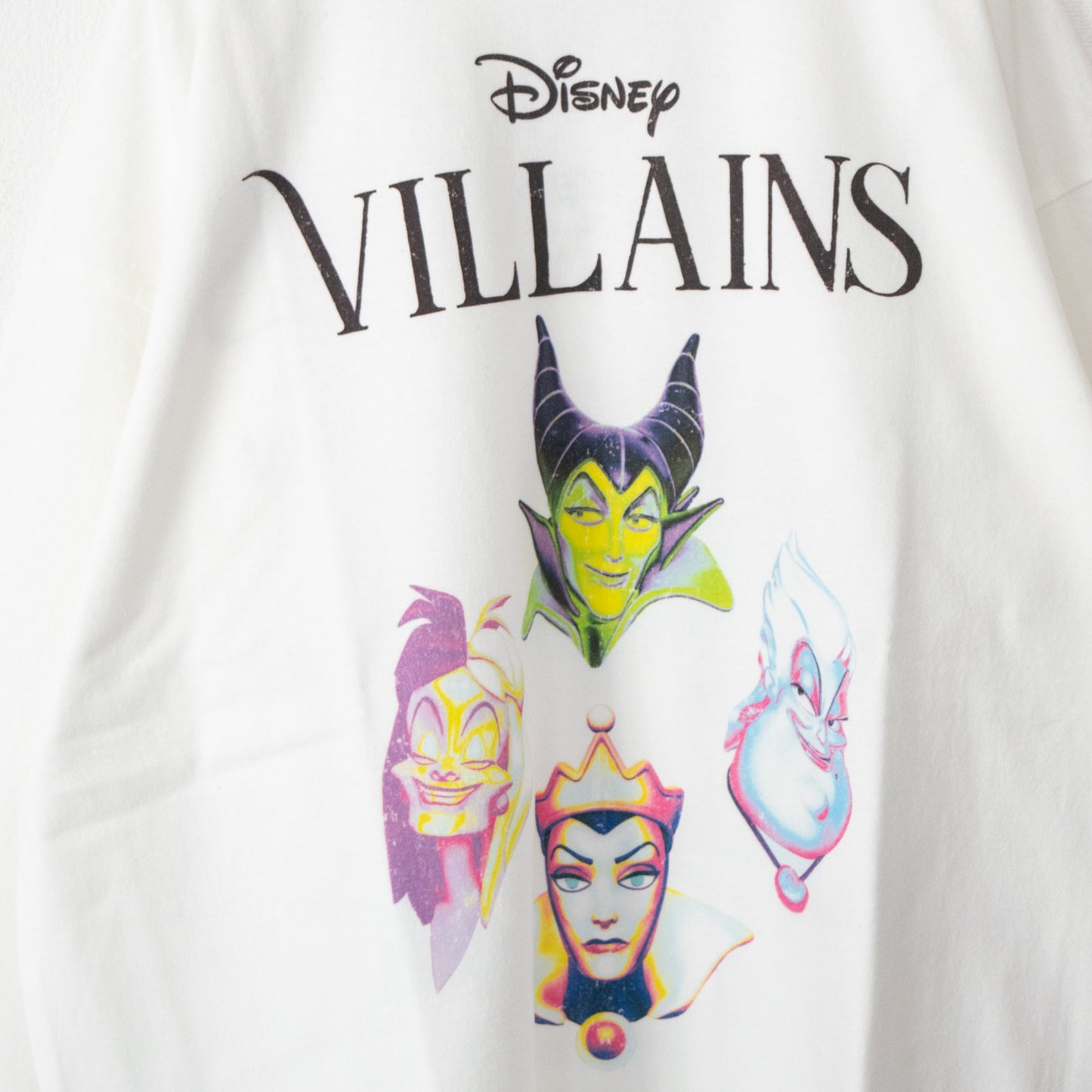 Disney Villains Tour Design Long T-Shirt in White