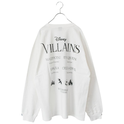 Disney Villains Tour Design Long T-Shirt in White