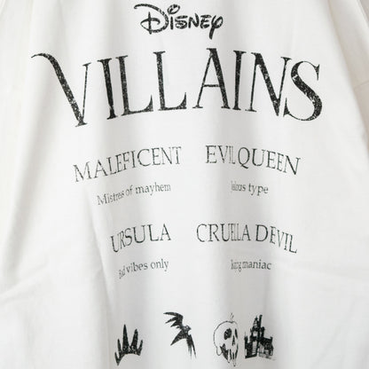 Disney Villains Tour Design Long T-Shirt in White