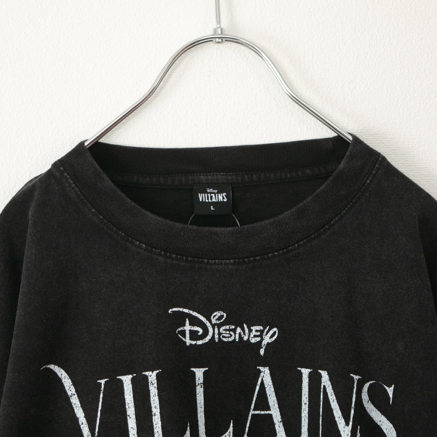 Disney Villains Tour Design Long T-Shirt BLACK