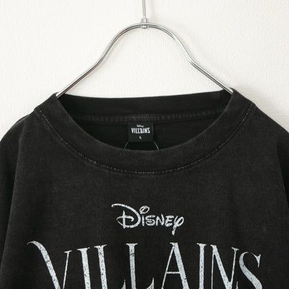 Disney Villains Tour Design Long T-Shirt BLACK