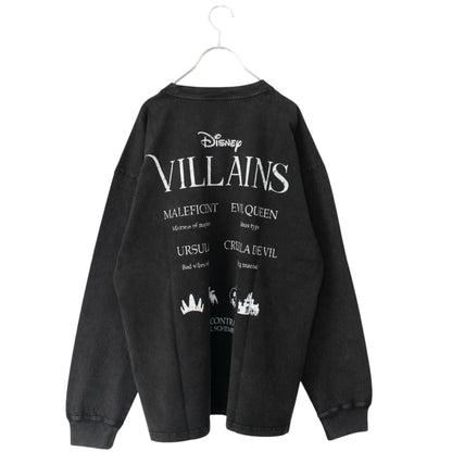 Disney Villains Tour Design Long T-Shirt BLACK