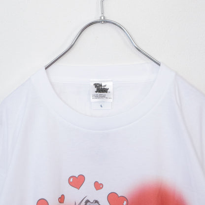 トムとジェリー Tシャツ ラブ WB2333 WHITE