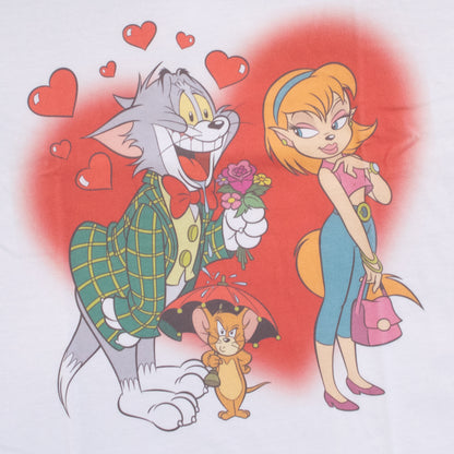 トムとジェリー Tシャツ ラブ WB2333 WHITE