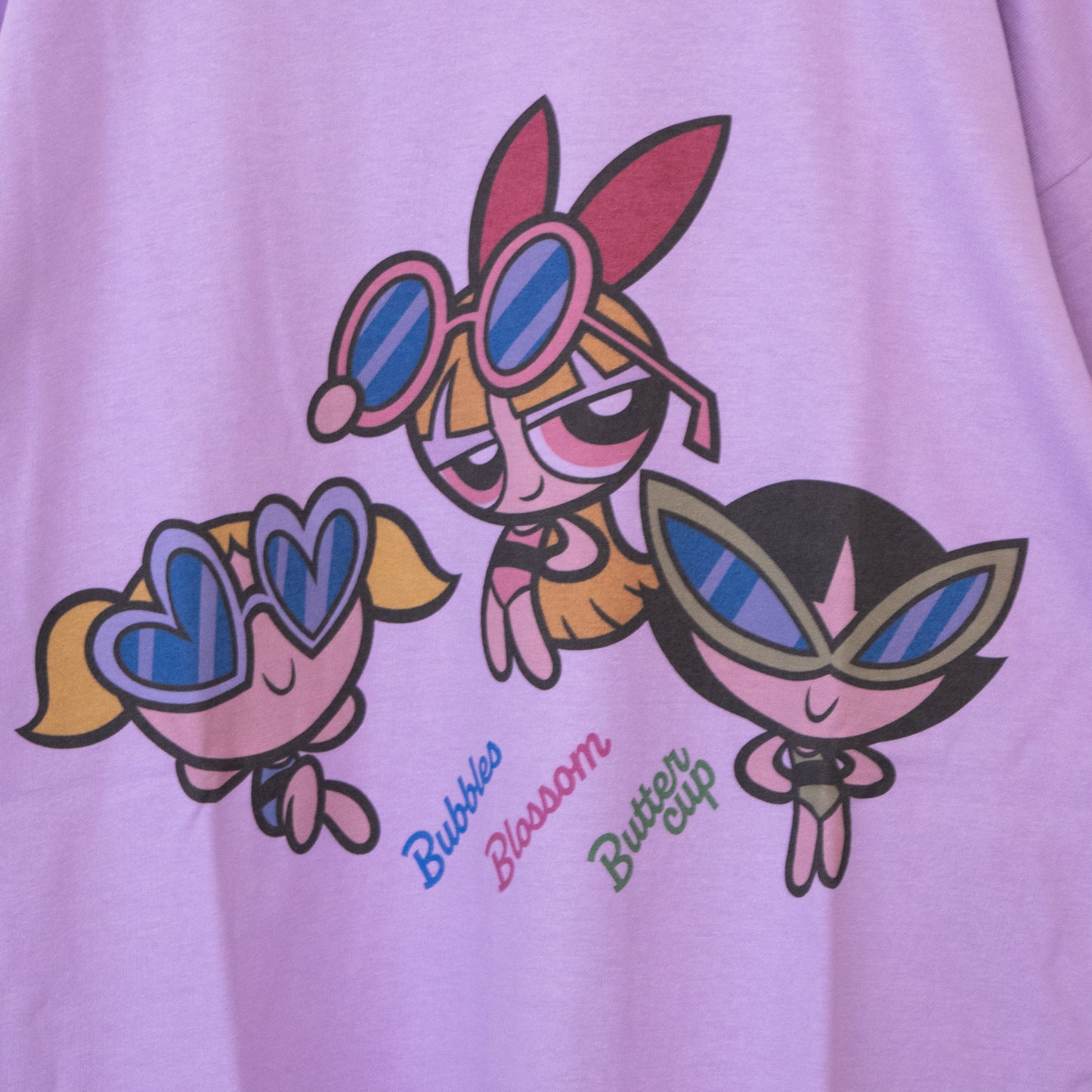 パワーパフガールズ Tシャツ サングラス WB2372 PURPLE