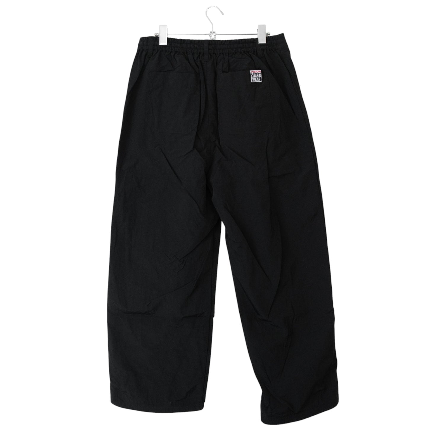 VISION STREET WEAR ナイロンウェーブ切替パンツ BLACK