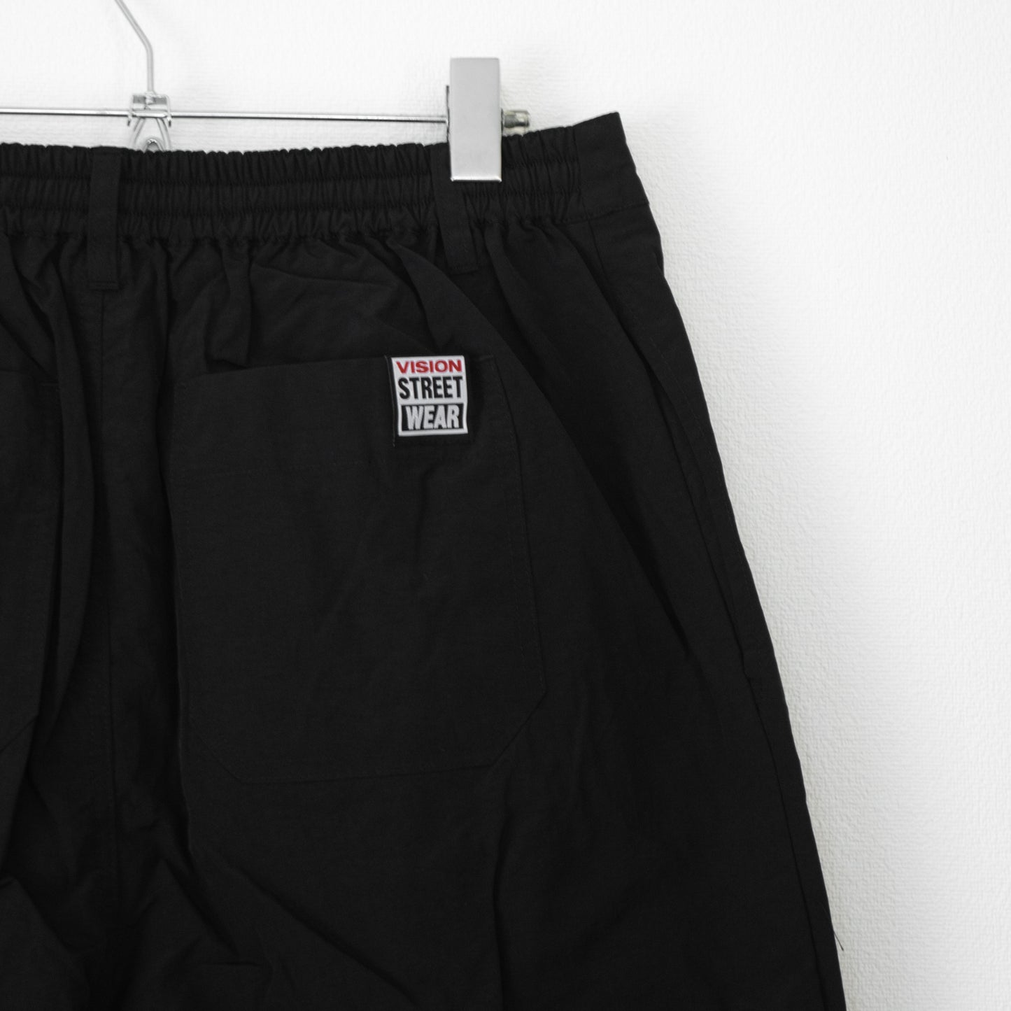 VISION STREET WEAR ナイロンウェーブ切替パンツ BLACK
