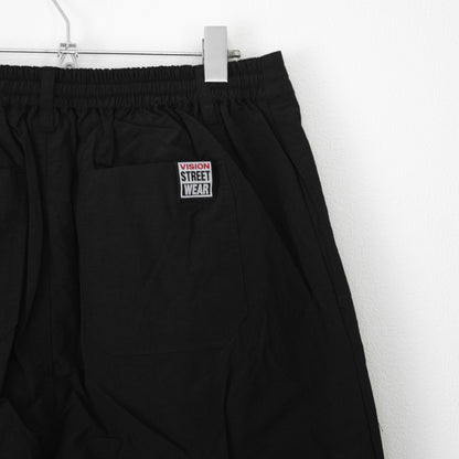 VISION STREET WEAR ナイロンウェーブ切替パンツ BLACK
