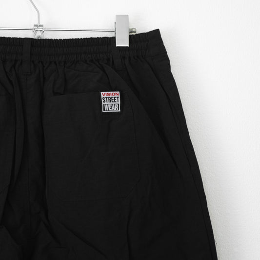 VISION STREET WEAR ナイロンウェーブ切替パンツ BLACK