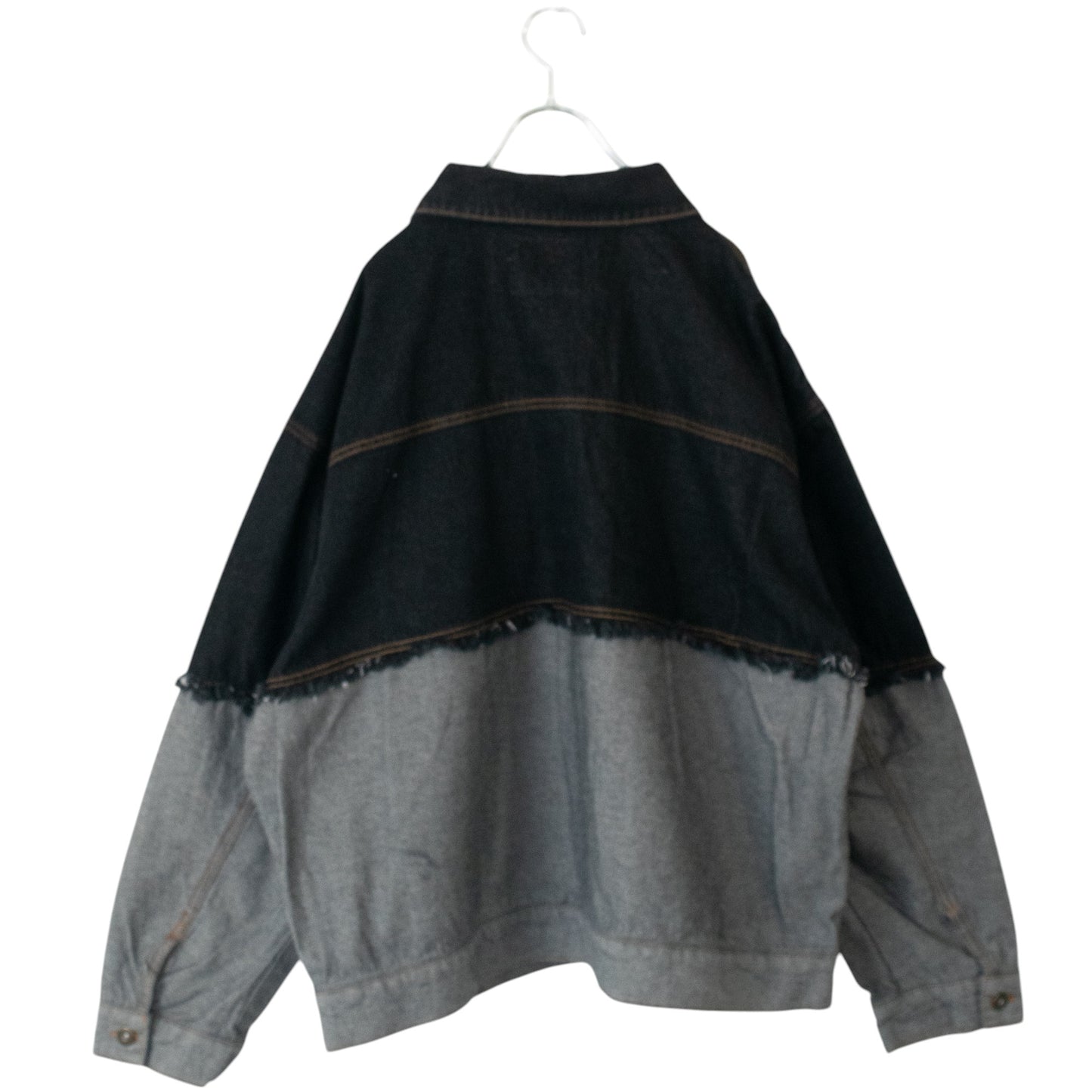 POWER TO THE PEOPLE リメイクデニムジャケット BLACK