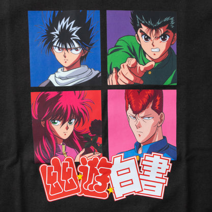 Yu Yu Hakusho Group Long Sleeve T-Shirt PE1150 PE1151 BLACK