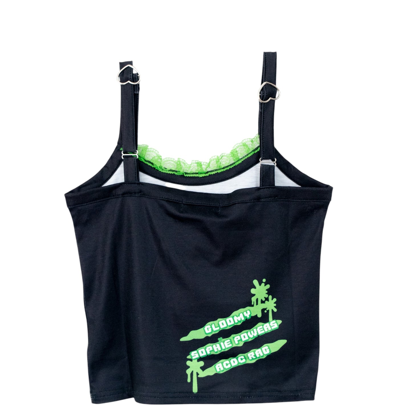 ACDC RAG グルーミー Sophie Powers コラボレーション キャミソール BLACK GREEN