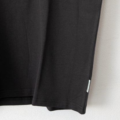 POWER TO THE PEOPLE JAPAN Series Sushi Back Embroidered Short Sleeve T-Shirt CHARCOAL