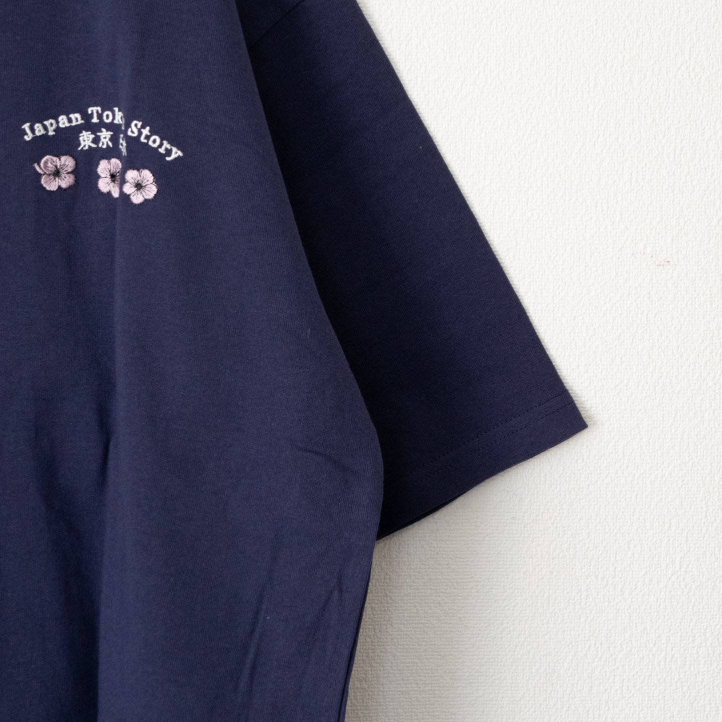 POWER TO THE PEOPLE JAPAN Series DARUMA 刺繍 半袖 Tシャツ NAVY