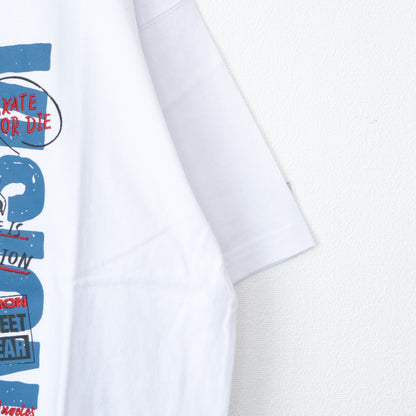 VISION STREET WEAR Betty Boop Graffiti T-shirt WHITE/RED