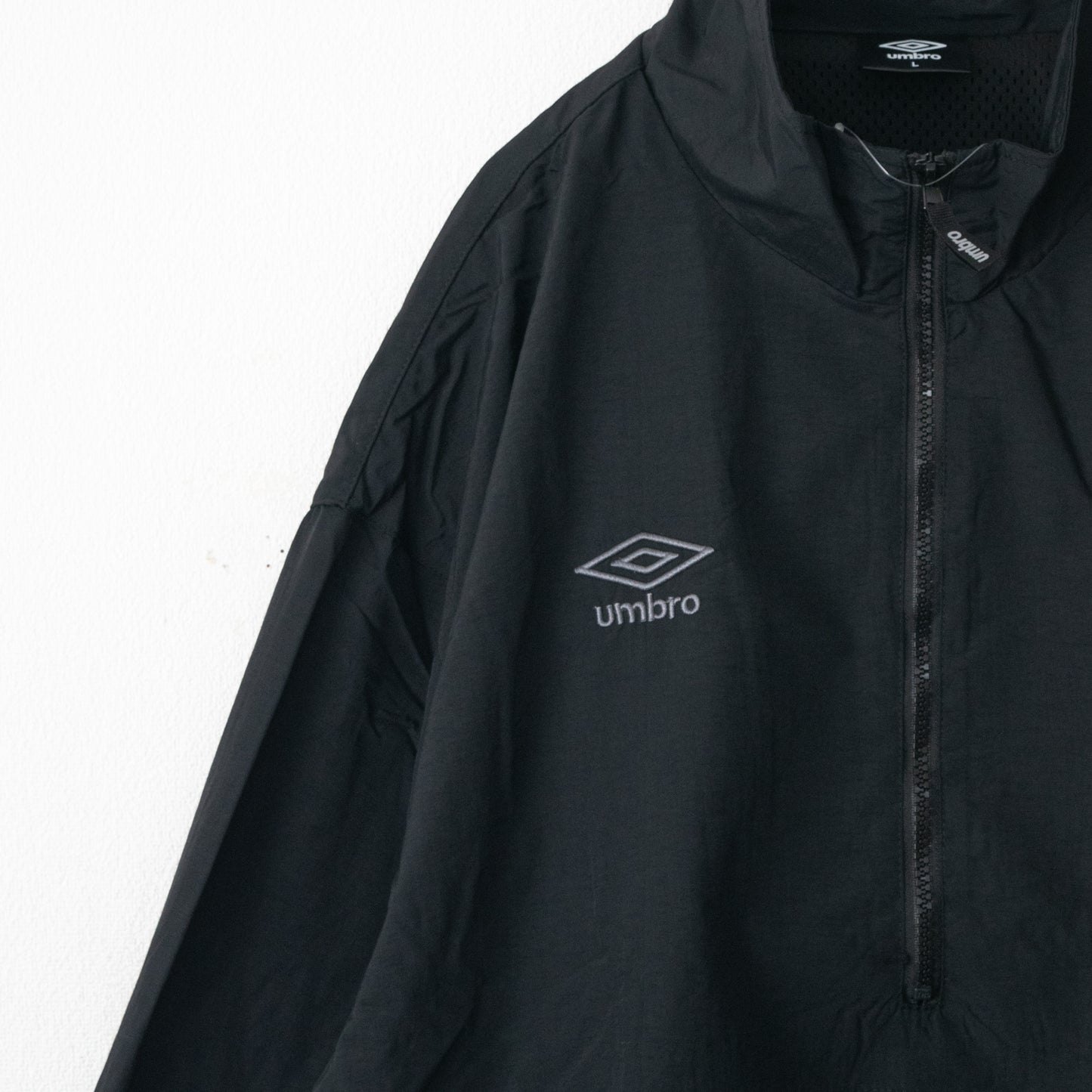 UMBRO 切替 アノラック パーカー BLACK