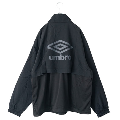 UMBRO 切替 アノラック パーカー BLACK